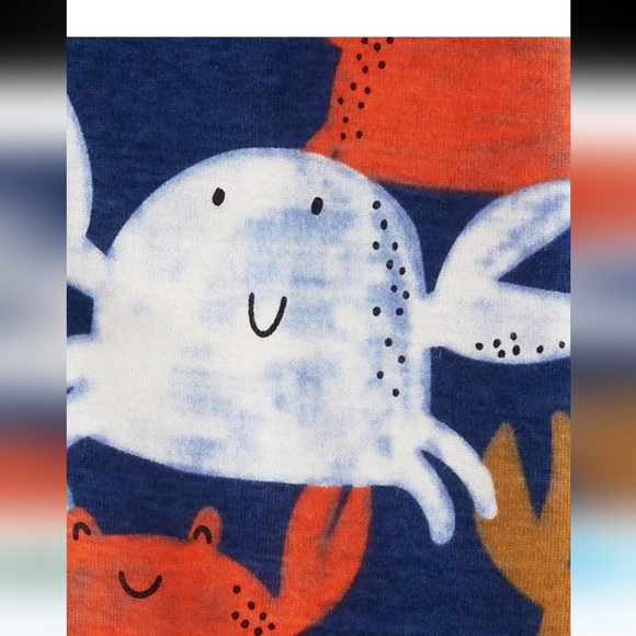 1-Piece Crab 100% Snug Fit Cotton Footless Pyjamas - Picture 3 of 6